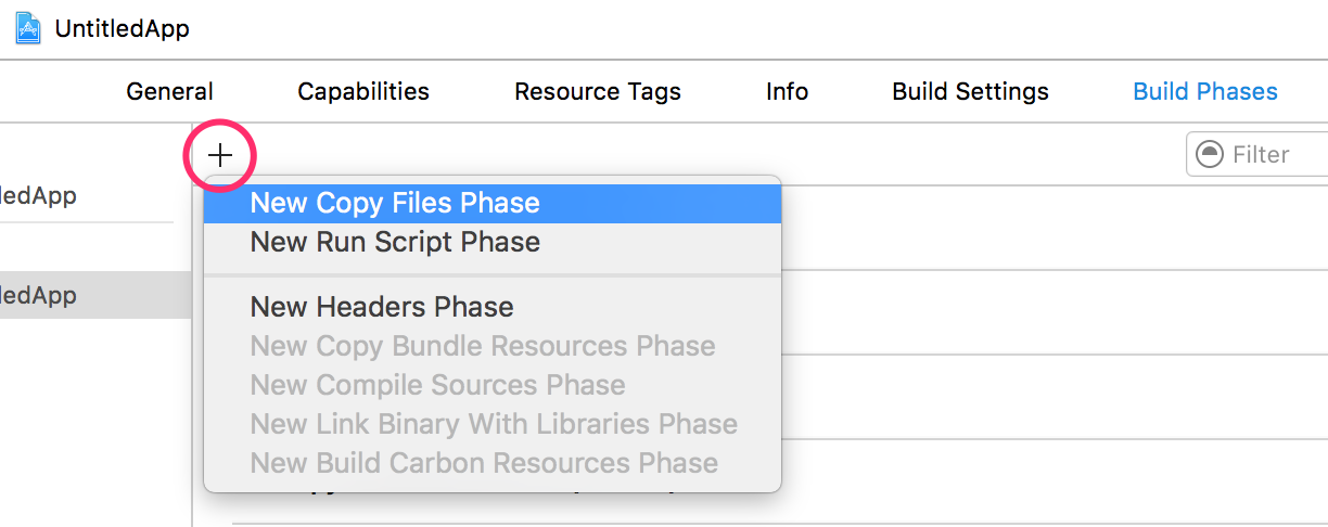 ios copy files phase